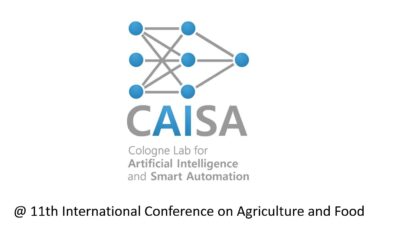 CAISA auf der „Agriculture & Food“ zweifach vertreten!
